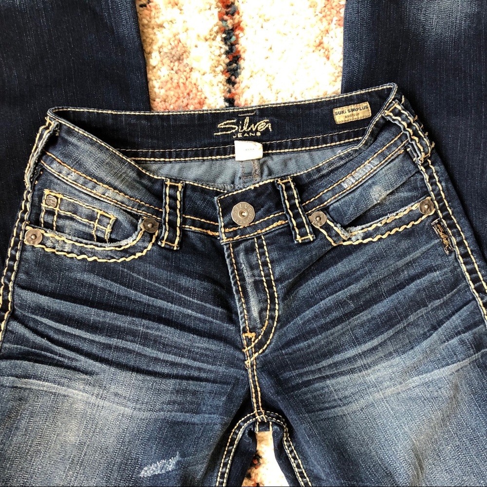 NWOT Silver bootcut jeans